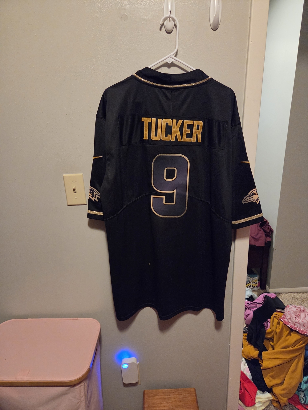 NFL Baltimore Ravens Black and Gold Game Jersey - Picture 4 of 4